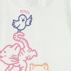Baby Girls Ivory Logo Babygrow, 1, hi-res